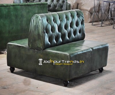 Duel Side Two Seater Leather Sofa Manufacture