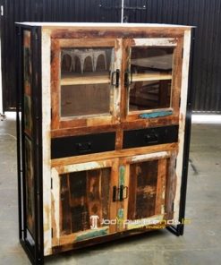 Indian Reclaimed Wood Display Unit Furniture