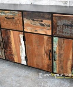 Handcrafted Jodhpur Design Painted Cabinet