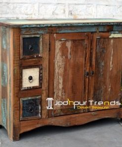 Old Antique Wood Cabinet Furniture