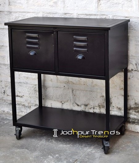 Black Duco Metal Design Console Table Furniture