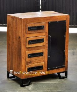 Industrial Living Room Small Cabinet
