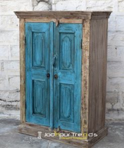 Old Panel Recycled Wood Painted Cabinet Furniture