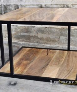 Industrial Rustic Metal Coffee Table Furniture