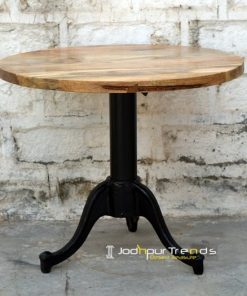Curved Cast Iron Restaurant Coffee Table Design