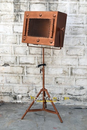 Copper Finish Handcrafted Metal Industrial Lamp