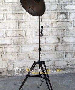 Rustic Indian Industrial Floor Lamp Design