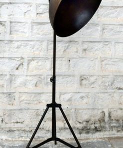 Dark Metal Finish Industrial Floor Lamp Furniture