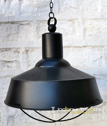 Metal Black Hanging Lamp for Food Court & Cafeteria