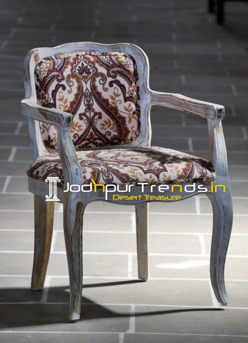 Hand Crafted Curved Crafted Accent Chair