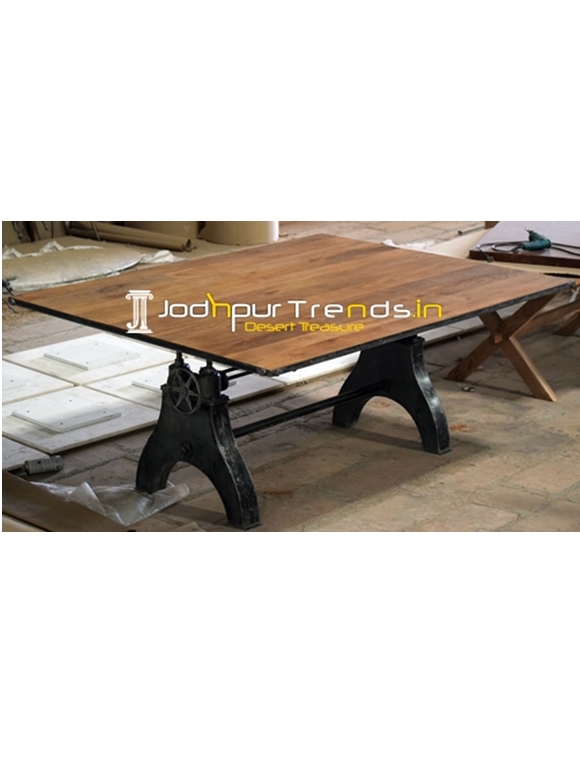 MS High Duty Height Adjustable Dining Table Design