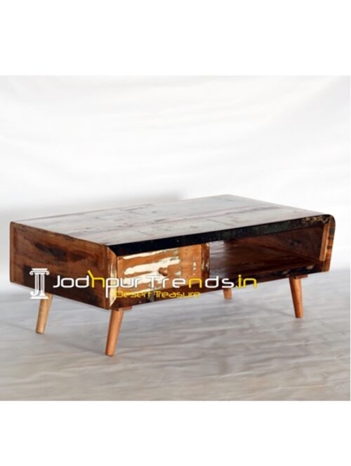 Reclaimed Wood Drawer Center Coffee Table