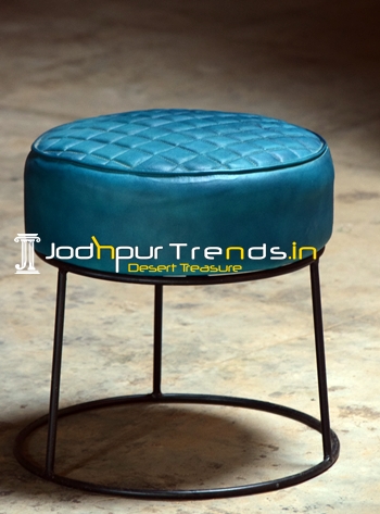 leather industrial Stools