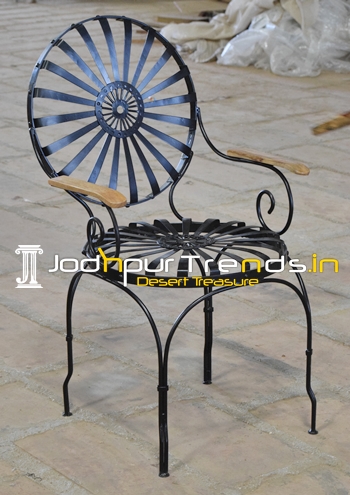 Bent Metal Patio Design Metal Chair