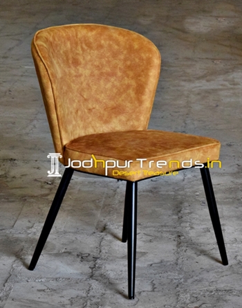 Leatherette Metal Frame Sleek Design Commercial Chair