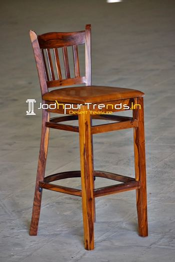 Indian Rosewood Curved Back Brewery Chair