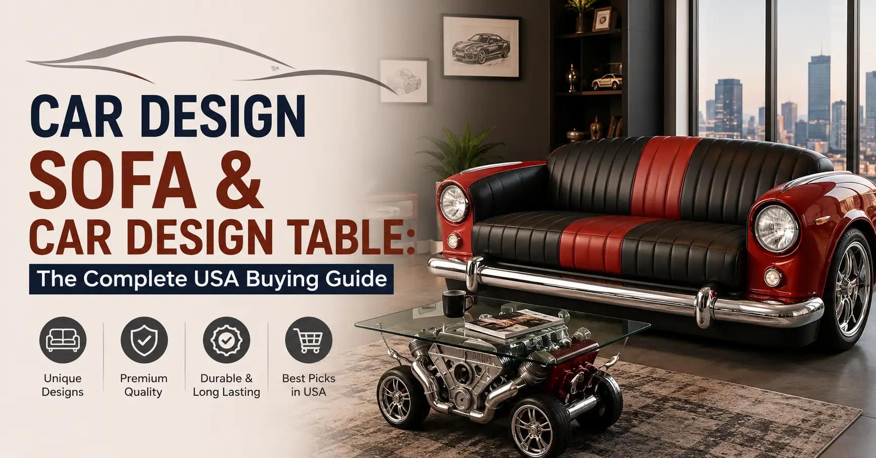 Car Design Sofa & Car Design Table The Complete USA Buying Guide-jodhpurtrends.in