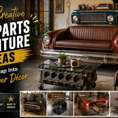 25 Creative Car Parts Furniture Ideas Turn Scrap Into Showstopper Décor-jodhpurtrends