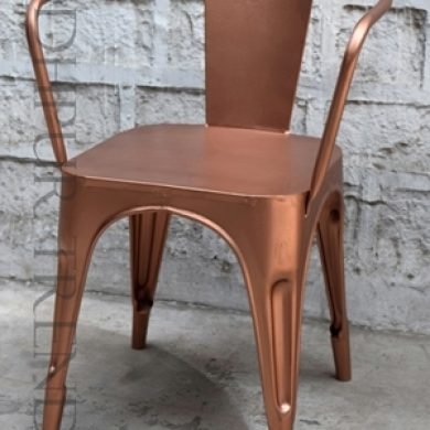 Outdoor Cafe Chair in Cool Copper | Funky Restaurant Chairs